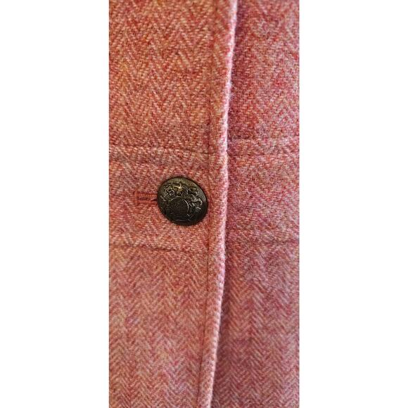 NEW Talbots Shelted Wool Blend Career Jacket Blazer Coral Orange Women 16 Petite - Picture 4 of 6